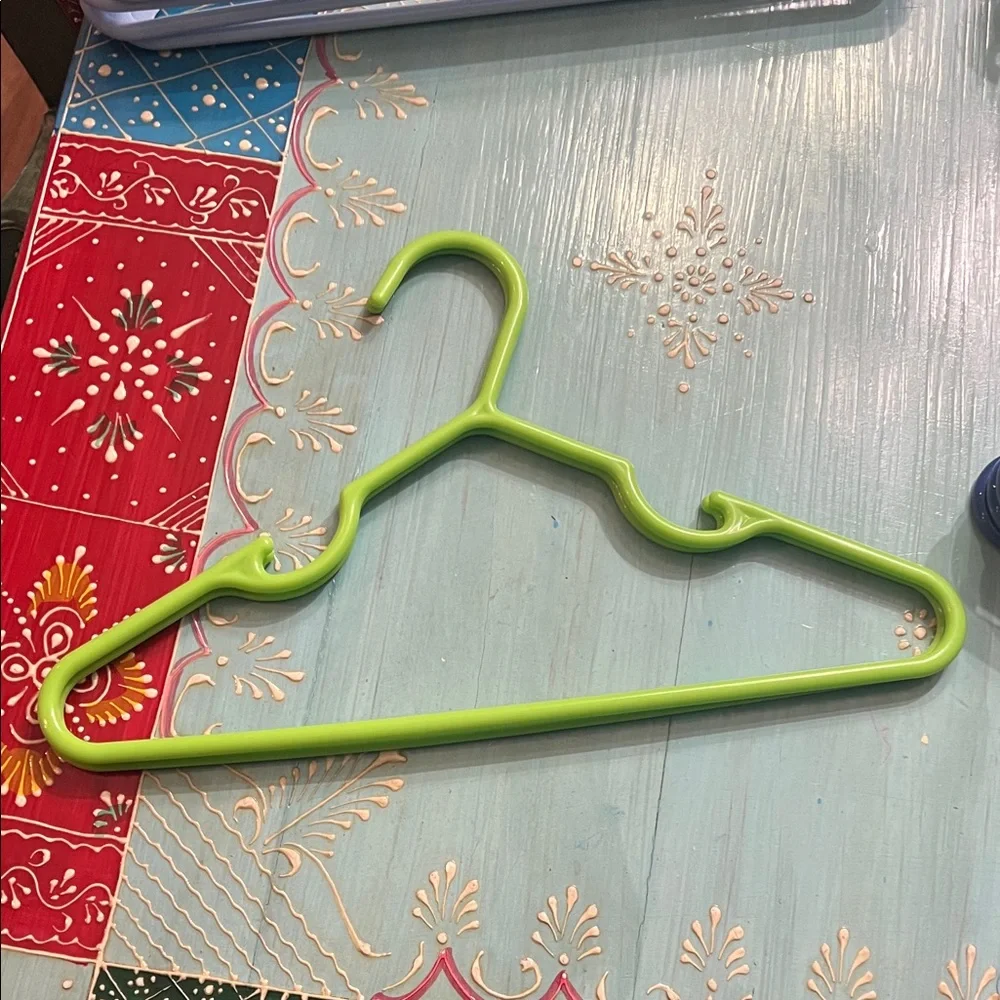 Set of Colorful Plastic Hangers